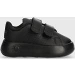 Chlapecké Tenisky na suchý zip adidas Advantage v černé barvě z gumy ve velikosti 26,5 na suchý zip 
