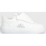 Chlapecké Tenisky na suchý zip adidas v bílé barvě z látky ve velikosti 30 na suchý zip 