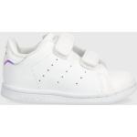 Dívčí Tenisky na suchý zip adidas Originals v bílé barvě z látky ve velikosti 26,5 na suchý zip ve slevě 