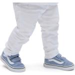 Chlapecké Skate boty Vans Old Skool v modré barvě v skater stylu z kůže ve velikosti 24,5 na suchý zip 