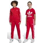 Dětské tepláky Dívčí v červené barvě od značky adidas Originals z obchodu Answear.cz 