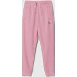 Dětské tepláky Dívčí v růžové barvě z bavlny od značky adidas Originals z obchodu Answear.cz 