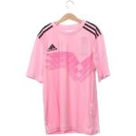 Dětská sportovní trička adidas v růžové barvě ve slevě 