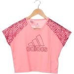 Dětská sportovní trička adidas v růžové barvě ve velikosti 13/14 let ve slevě 