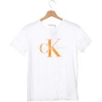 Designer Dětská trička Calvin Klein v bílé barvě ve velikosti 13/14 let ve slevě 