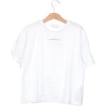 Designer Dětská trička Calvin Klein Jeans v bílé barvě ve velikosti 12 let ve slevě 