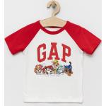 Dětská trička s potiskem Dívčí v červené barvě ve velikosti 12 měsíců Paw Patrol od značky GAP z obchodu Answear.cz 