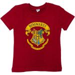 Dětská trička v bordeaux červené z bavlny ve velikosti 6 let s motivem Harry Potter Hogwarts 
