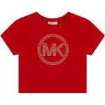 Dětská trička s krátkým rukávem Dívčí v červené barvě z bavlny Designer od značky Michael Kors z obchodu Answear.cz 