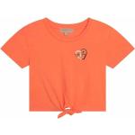 Dětská trička s krátkým rukávem Dívčí v oranžové barvě z bavlny strečové ve slevě Designer od značky Michael Kors z obchodu Answear.cz 