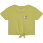 Dětská trička s krátkým rukávem Dívčí v žluté barvě z bavlny strečové ve slevě Designer od značky Michael Kors z obchodu Answear.cz 