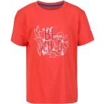 Dětská trička s potiskem Dívčí v korálově červené barvě ve velikosti 12 let od značky Regatta z obchodu Hs-sport.cz 