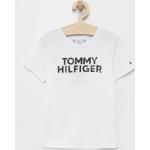 Dětská trička s potiskem Dívčí v bílé barvě ve velikosti 12 let ve slevě od značky Tommy Hilfiger z obchodu Answear.cz 