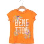 Dětská trička United Colors of Benetton v oranžové barvě ve velikosti 5 let 