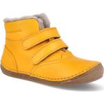 Dívčí Zimní boty Froddo v žluté barvě z hladké kůže ve velikosti 29 ve slevě na zimu 