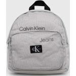 Designer Dětské batohy Calvin Klein Jeans v šedé barvě z polyesteru ve slevě 