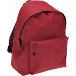 Dětské batohy v červené barvě s polstrovanými zády o objemu 10 l 