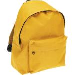 Dětské batohy v žluté barvě s polstrovanými zády o objemu 10 l 