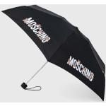 Dámské Designer Deštníky Moschino v černé barvě z polyesteru ve velikosti Onesize 