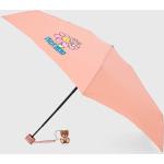 Dámské Designer Deštníky Moschino v růžové barvě z polyesteru ve velikosti Onesize 