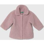 Dětské kabáty Dívčí ve fialové barvě z polyesteru ve velikosti 3 roky od značky United Colors of Benetton z obchodu Answear.cz 