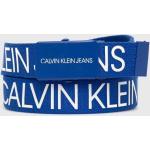 Designer Dětské pásky Calvin Klein Jeans v modré barvě z polyesteru ve velikosti 12 měsíců - Black Friday slevy 