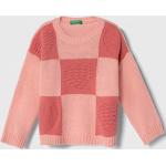 Dětské svetry Dívčí v růžové barvě ve velikosti 6 let od značky United Colors of Benetton z obchodu Answear.cz 