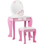 Toaletní stolky v růžové barvě z borovice 