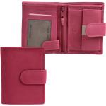 Dámské Kožené peněženky v růžové barvě z kůže 