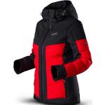 Dámské Zimní bundy s kapucí TRIMM Nepromokavé v černé barvě z polyesteru ve velikosti S s kapsou na skipas 