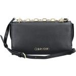 Dámské Designer Elegantní kabelky Calvin Klein v černé barvě v elegantním stylu z koženky ve slevě 