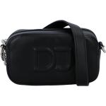 Dámské Elegantní kabelky David Jones v černé barvě v elegantním stylu z koženky 