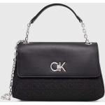 Dámské Designer Luxusní kabelky Calvin Klein v černé barvě z polyuretanu veganské 