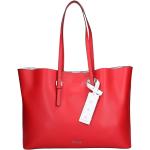 Dámské Designer Tašky přes rameno Calvin Klein v červené barvě v elegantním stylu z koženky ve slevě 