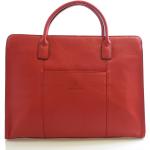 Dámská kabelka červená kožená - Hexagona 462698 červená