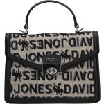 Dámské Elegantní kabelky David Jones v černé barvě v elegantním stylu 