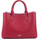 Dámské Elegantní kabelky Vuch v bordeaux červené v elegantním stylu z koženky s nýty 