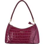 Dámské Luxusní kabelky ve fialové barvě se zvířecím vzorem z krokodýlí kůže 