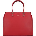 Dámské Elegantní kabelky Flora & Co v červené barvě v elegantním stylu z koženky s odnímatelným popruhem 