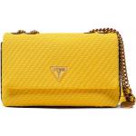 Dámské Luxusní kabelky Guess v žluté barvě z koženky 