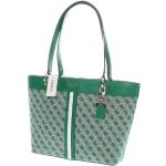 Dámské Luxusní kabelky Guess v zelené barvě 