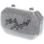 Dámské Luxusní kabelky Karl Lagerfeld v šedé barvě ve slevě 