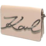 Dámské Luxusní kabelky Karl Lagerfeld v béžové barvě 