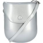 Dámské Lakované kabelky David Jones ve stříbrné barvě v lakovaném stylu z polyuretanu veganské 