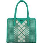 Dámské Elegantní kabelky Maria C. v zelené barvě v elegantním stylu z koženky 
