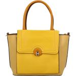 Nová kolekce: Dámské Kožené tašky přes rameno Maria C. v žluté barvě z koženky 
