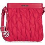 Dámské Elegantní kabelky Rieker v červené barvě v elegantním stylu prošívané ve slevě 