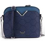 Pánské Elegantní kabelky Vuch v modré barvě v elegantním stylu z koženky s vnitřním organizérem 