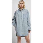 Dámská košile // Urban Classics Ladies Oversized Denim Shirt Dress tintedlightbluewashed