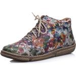 Dámské Kožené kotníkové boty Josef Seibel vícebarevné s květinovým vzorem z kůže ve velikosti 42 ve slevě 